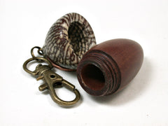 LV-2101 Acorn Pendant Box, Charm, Pill Holder from Manzanita & Betelnut-SCREW CAP
