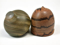 LV-2166 Wooden Acorn Pill Box, Jewelry/Engagement Ring Box from Marblewood & Verawood-SCREW CAP