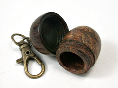 LV-2188 Acorn Pendant Box, Charm, Pill Holder from Pollyana Burl & Partridgewood-SCREW CAP