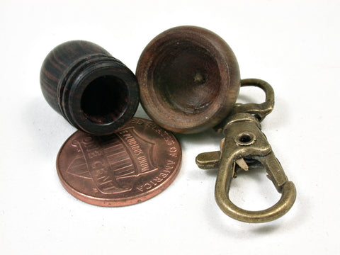 LV-2192 Acorn Pendant Box, Charm, Pill Holder from Camatillo & Verawood-SCREW CAP