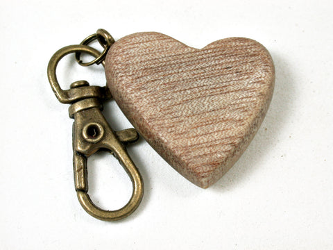 LV-2234 Primavera Wooden Heart Charm, Keychain, Wedding, Valentine Gift-HAND CARVED