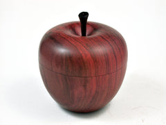 LV-2324 Redheart Wooden Apple Threaded Box-SCREW CAP