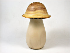 LV-2333  Holly & Japanese Pagoda Tree Wooden Mushroom Threaded Box, Jewelry Box-SCREW CAP