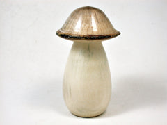 LV-2346 Threaded Wooden Mushroom Box from Holly & California Live Oak