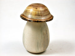 LV-2396 Holly & Japanese Pagoda Tree Wooden Mushroom Threaded Box, Jewelry Box-SCREW CAP