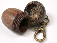 LV-2431 Tambooti & Betelnut Acorn Pendant Box, Bag Charm, Keychain-SCREW CAP