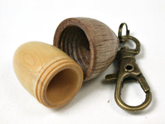 LV-2438 Boxwood & Oak Acorn Pendant Box, Bag Charm, Keychain-SCREW CAP