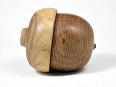 LV-2388 Bur Oak & Japanese Pagoda Tree Acorn Jewelry, Ring Box, Pill Box-SCREW CAP