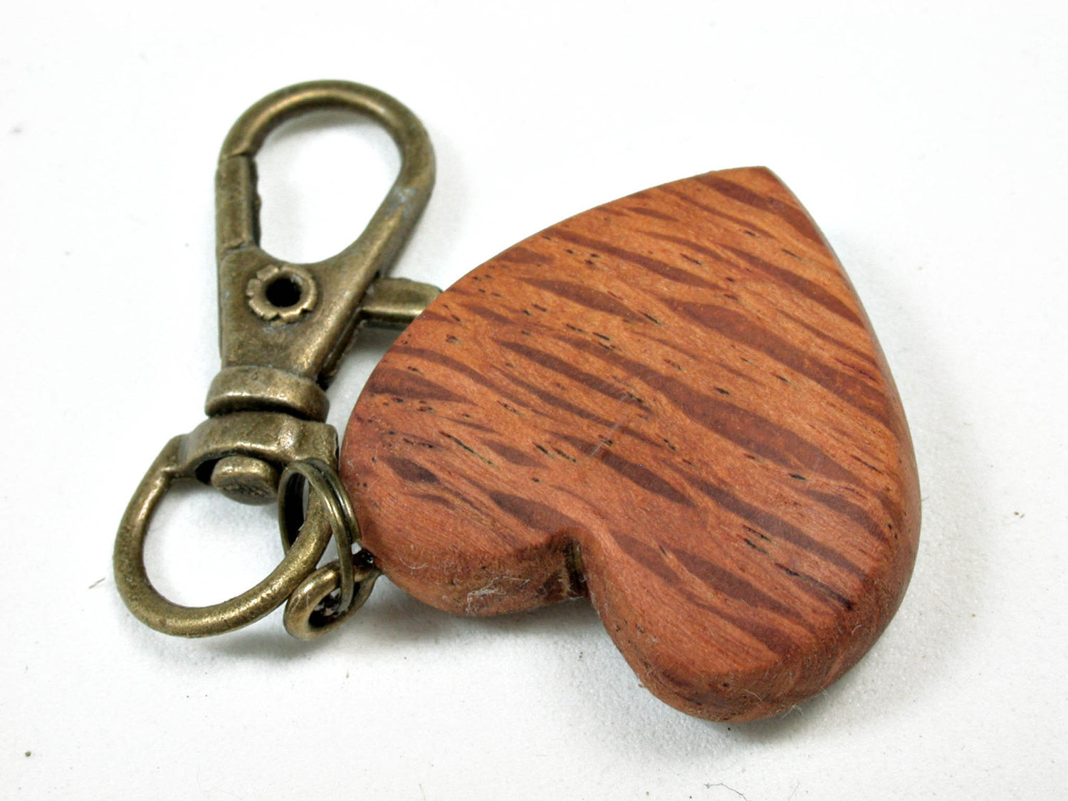 LV-2551 Australian Sheoak Wooden Heart Charm, Keychain, Wedding Gift-Unique Hand Made