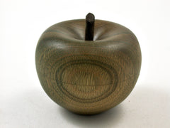 LV-2637 Verawood with Ebony Stem Wooden Apple Threaded Box-SCREW CAP