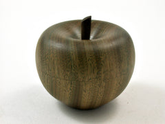 LV-2637 Verawood with Ebony Stem Wooden Apple Threaded Box-SCREW CAP
